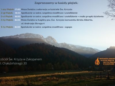 Spotkania Wspólnoty – Jesień 2025