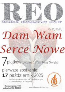 Rekolekcje Ewangelizacyjne Odnowy - plakat plakat na rekolekcje